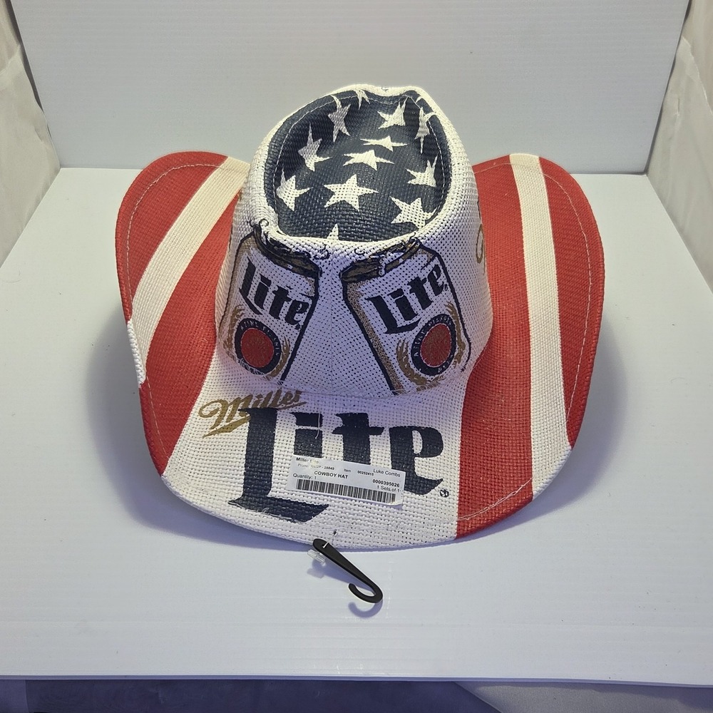Official Luke Combs limited EDITION MILLER‎ TIME cowboy hat NWT
